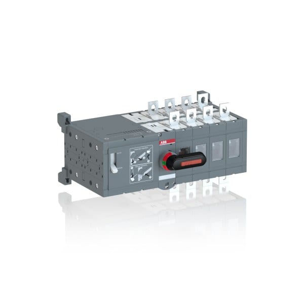 ABB - Lastumschalter mit Motor 4P 160A m.Griff f.manuel.Betrieb Motor 24V DC/I-0-II