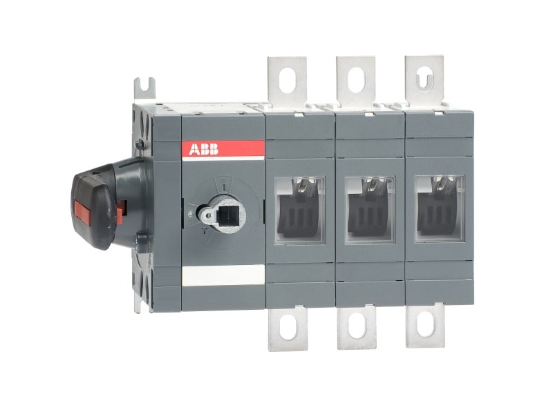 ABB - Lasttrennschalter 3P 315A mit direkt mont. Griff seitliche Betätigung links