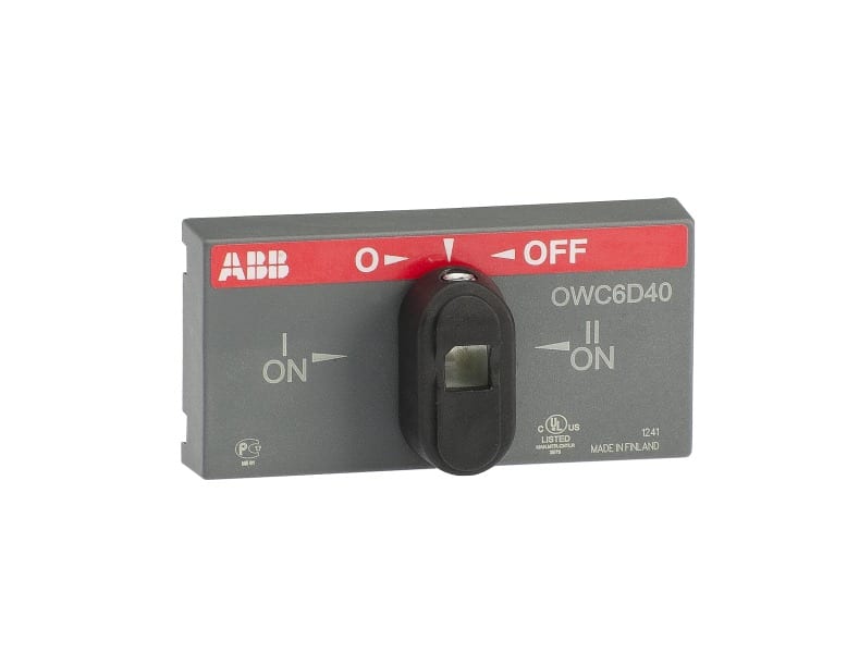 ABB - Umschaltmechanismus für 3- oder 4-polige Schalter Position I-0-II