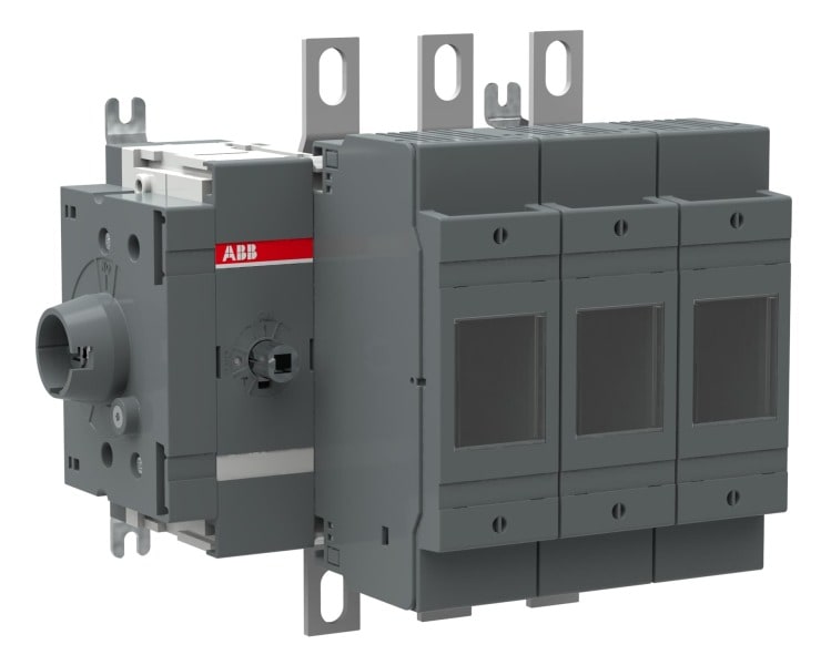 ABB - Lasttrennschalter für Sicherungen 3-polig 200 A, ohne Griff seitliche Betätigung