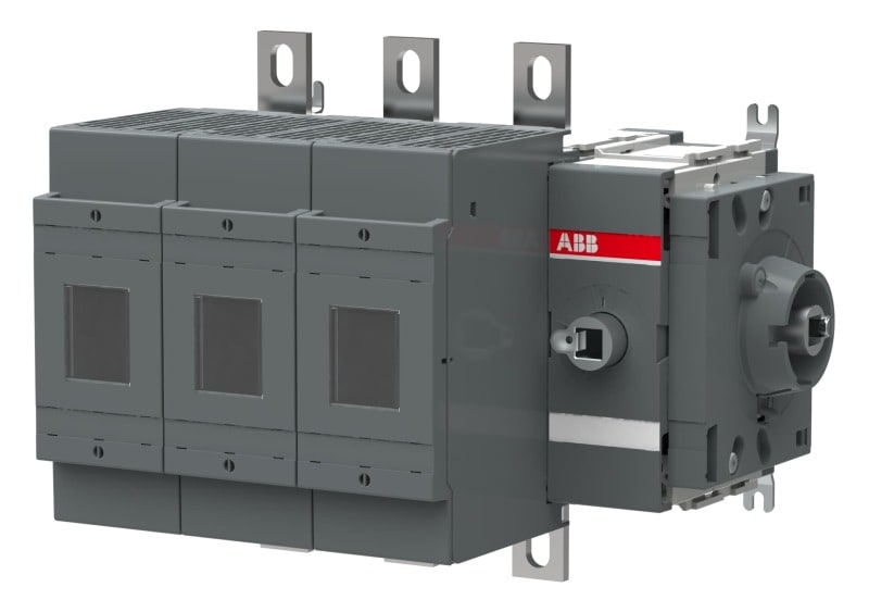 ABB - Lasttrennschalter für Sicherungen 3-polig 400 A, ohne Griff seitliche Betätigung