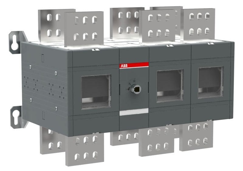ABB - Lastumschalter 3-polig 2500 A, ohne Griff und Welle I-0-II