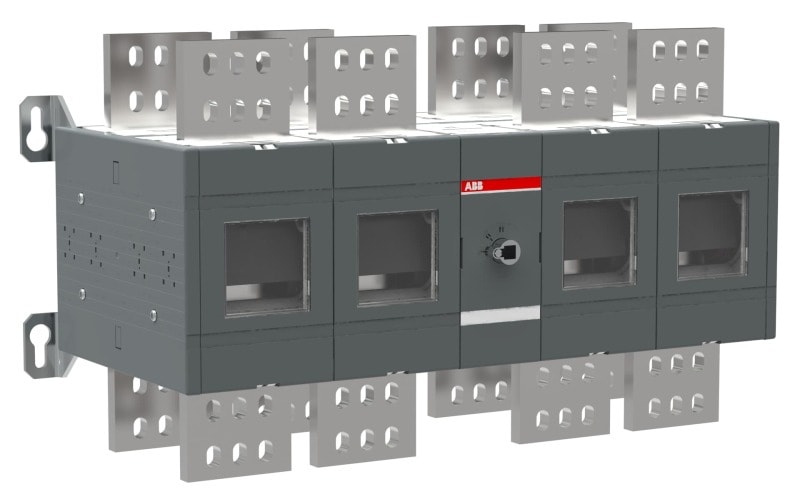 ABB - Lastumschalter 4-polig 2000 A, ohne Griff und Welle I-0-II