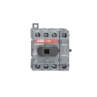 ABB - Lasttrennschalter 4P 25A Knebelgriff schwarz Trägerplatten-/ DIN-Schienenmontage