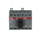 ABB - Lastumschalter 3-polig 40 A, mit schwarzem Knebelgriff I-0-II