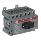 ABB - Lasttrennschalter 6P 40A Knebelgriff schwarz Trägerplatten-/ DIN-Schienenmontage