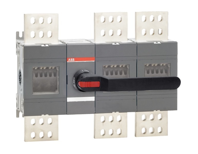 ABB - Lasttrennschalter 3-polig 2500 A, mit Griff und Welle