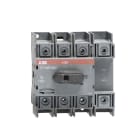ABB - Lastrennschalter 4P 100A Knebelgriff schwarz Trägerplatten-/ DIN-Schienenmontage
