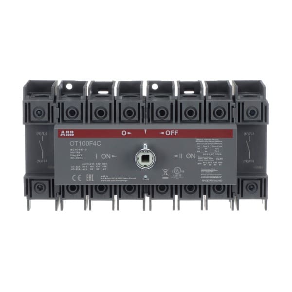 ABB - Lastumschalter 4-polig 100 A, ohne Griff und Welle I-0-II