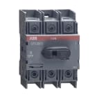 ABB - OT125F3 Lasttrennschalter 3-polig 125A m. schwarzem Knebelgriff