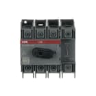ABB - OT125F4N2 Lasttrennschalter 4-polig 125A m. schwarzem Knebelgriff
