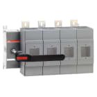 ABB - Sicherungslasttrennschalter 4P 1250A m.Griff u.Welle ungesich. Neutrall. rechts