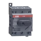 ABB - Lasttrennschalter 3P 80A Knebelgriff schwarz Trägerplatten-/ DIN-Schienenmontage
