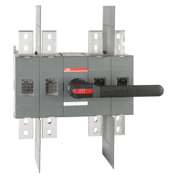ABB - Lasttrennschalter 4-polig 800 A, mit Griff und Welle UL/CSA