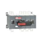 ABB - Lastumschalter 4-polig 315 A, mit Griff und Welle schnelle Umschaltung I-0-II