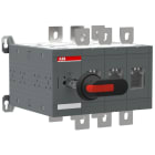 ABB - Lastumschalter 3-polig 800 A, mit Griff und Welle schnelle Umschaltung I-0-II