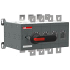 ABB - Lastumschalter 4-polig 630 A, mit Griff und Welle schnelle Umschaltung I-0-II