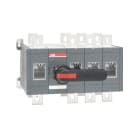 ABB - Lastumschalter 4-polig 630 A, w. handle a. shaft schnelle Umschaltung I-0-II