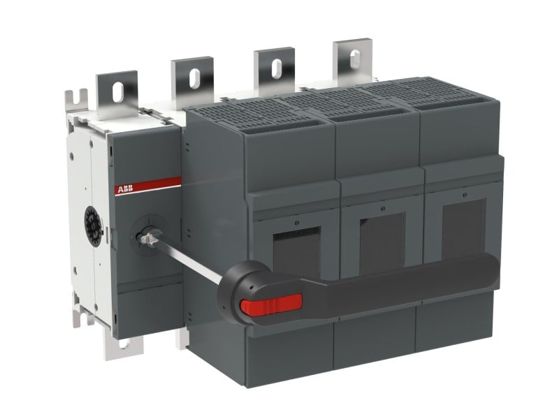ABB - Sicherungslasttrennschalter 3P 1250A m.Griff u.Welle inkl.Ausbaubarer Neutrall.