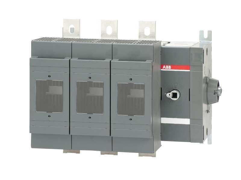 ABB - Lasttrennschalter für Sicherungen 3-polig 800 A, ohne Griff seitliche Betätigung