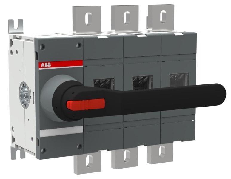 ABB - Lasttrennschalter 3-polig 1250 A, mit direkt mont. Griff