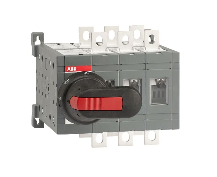ABB - OT160E03CLP Lastumschalter o. 0 Pos. 3-polig 160A m. Griff u. Welle