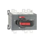 ABB - Lastumschalter 3-polig 200 A, mit Griff und Welle schnelle Umschaltung I-0-II