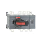 ABB - Lastumschalter 4-polig 160 A, mit Griff und Welle schnelle Umschaltung I-0-II
