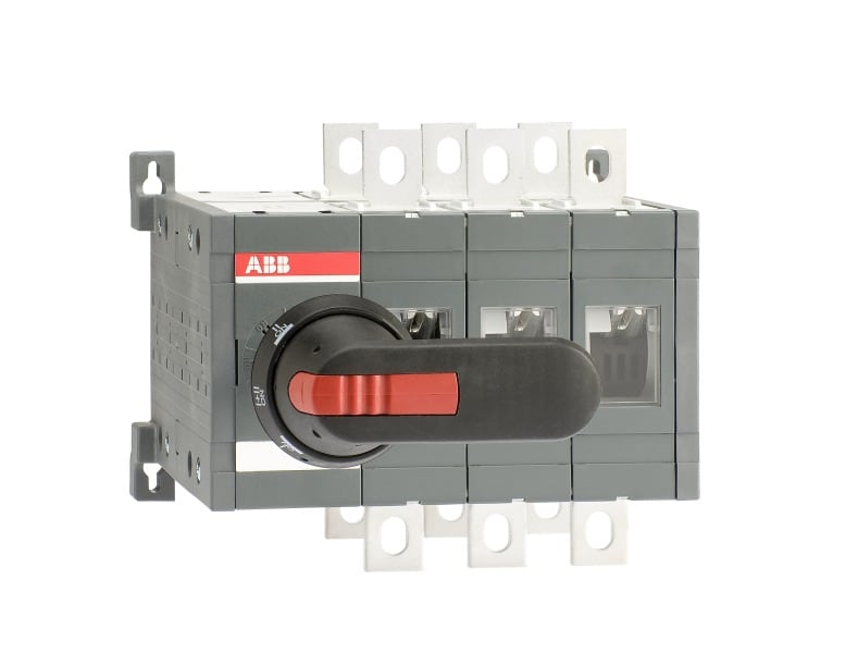 ABB - OT315E03CLP Lastumschalter o. 0 Pos. 3-polig 315A m. Griff u. Welle