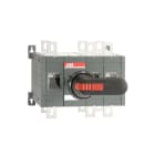 ABB - Lastumschalter 3-polig 400 A, mit Griff und Welle schnelle Umschaltung I-0-II