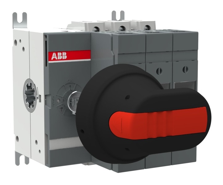 ABB - Lasttrennschalter für Sicherungen 3-polig 63 A, mit Griff und Welle BS-Typ