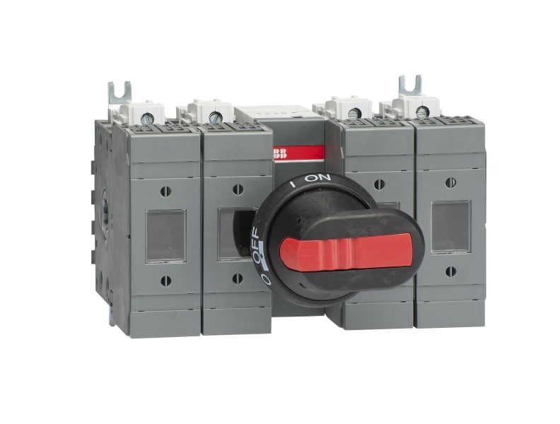 ABB - OS60GJ22FP Lasttrennschalter f. Sich. 4-polig 60A m. Griff u. Welle UL/CSA