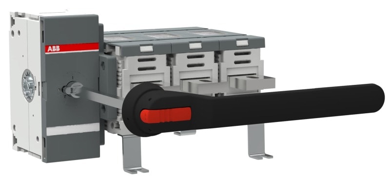 ABB - OT1250EM03P Erdungsschalter 3-polig m. Griff u. Welle
