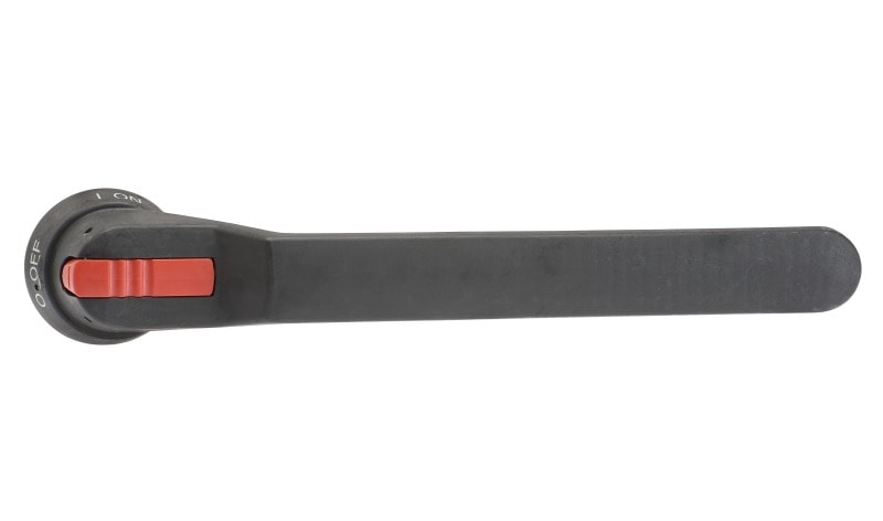ABB - Pistolengriff schwarz 330 mm Wellen-ø 12 mm IP65 Beschriftung 0 OFF-1 ON