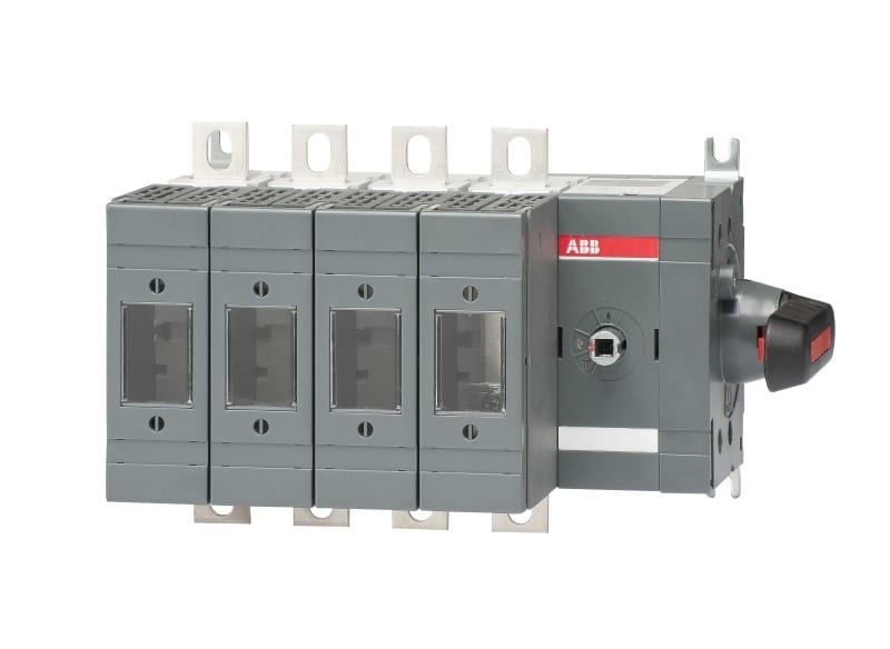 ABB - OS160GDS40N2K Lasttrennschalter f. Sich. 4-polig 160A m. direkt mon. Griff