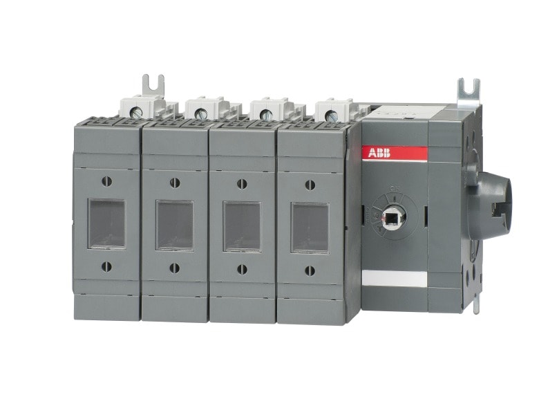 ABB - OS60GJS40F Lasttrennschalter f. Sich. 4-polig 60A o. Griff UL/CSA