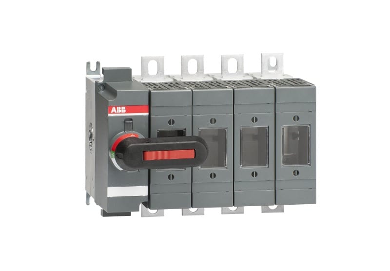 ABB - OS125GD04N2K Lasttrennschalter f. Sich. 4-polig 125A m. direkt mon. Griff