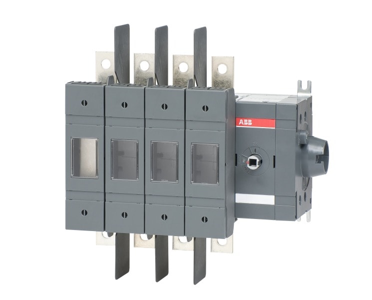 ABB - OS100GJS40N1 Lasttrennschalt f. Sich. 4-polig 100A o. Griff UL/CSA
