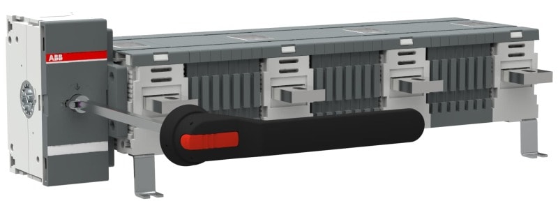 ABB - OT1250EM04W8P Erdungsschalter 4-pol. m. Griff u. Welle/gr. Phasenabst.