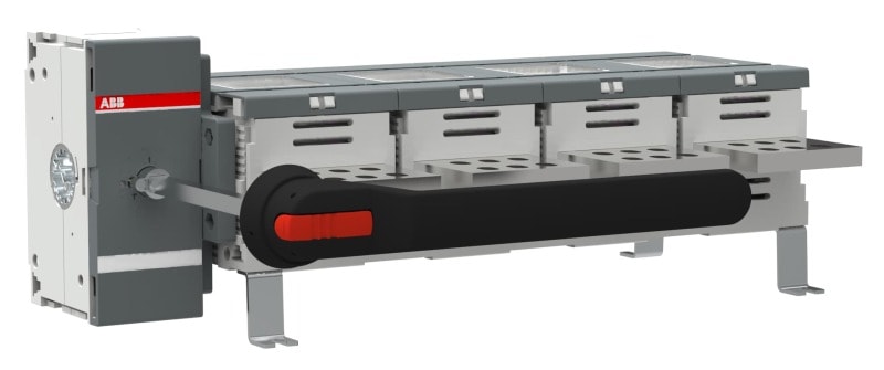 ABB - OT2500EM04P Erdungsschalter 4-polig m. Griff u. Welle