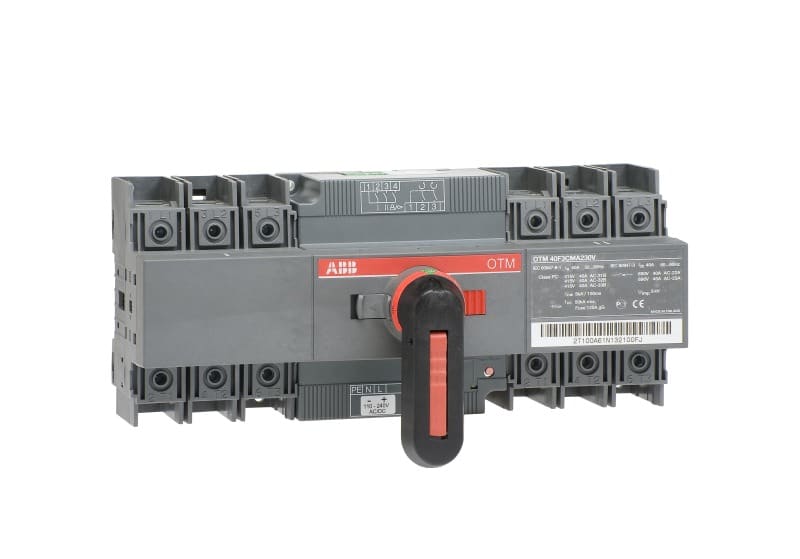 ABB - OTM40F3CMA230V Lastumschalter m. Mot. 3-polig 40A m. Griff für manuel. Betr.