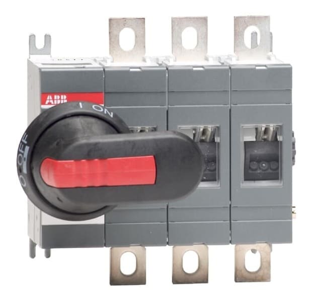 ABB - Lasttrennschalter 3-polig 250 A, mit Griff und Welle