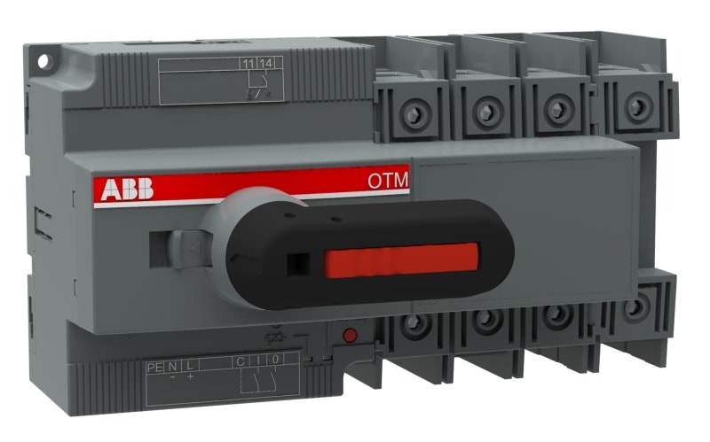 ABB - Lasttrennschalter mit Motor 4P 40A m.Griff f.manuel.Betrieb Motor 220-240VAC/DC