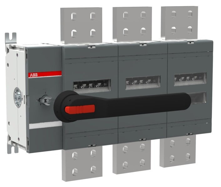 ABB - Lasttrennschalter 3-polig 4000 A, mit Griff und Welle