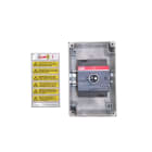 ABB - DC-Lasttrennsch. 4P 25A mit rot gelbem Griff 2x1000/2x660V DC Kunstoffgeh. IP65