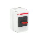 ABB - DC-Lasttrennsch. 4P 16A mit schwarzem Griff 1000/2x660V DC Kunstoffgehäuse IP65