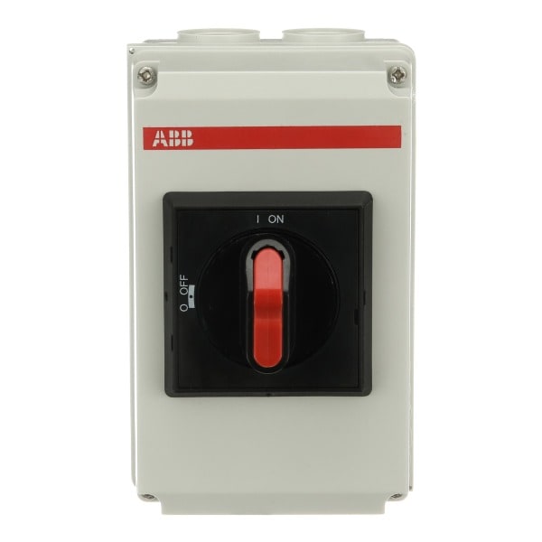 ABB - DC-Lasttrennschalter 3P 25A mit schwarzem Griff 1000V DC Kunstoffgehäuse IP65