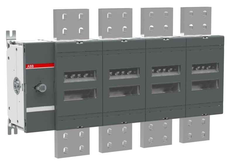 ABB - Lasttrennschalter 4-polig 3200 A, ohne Griff und Welle
