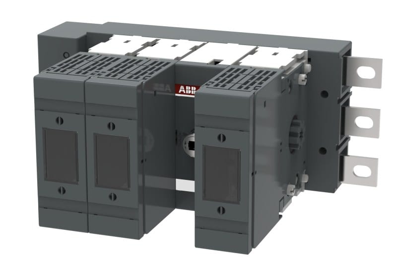 ABB - Lasttrennschalter f Sich 3P 125A m.Griff u.WelleAnschluss links und rechts