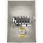 ABB - Sicherheitsschalter Kunststoffgeh. 4P 132kW 400V Griff schwarz IP65 oben/unten